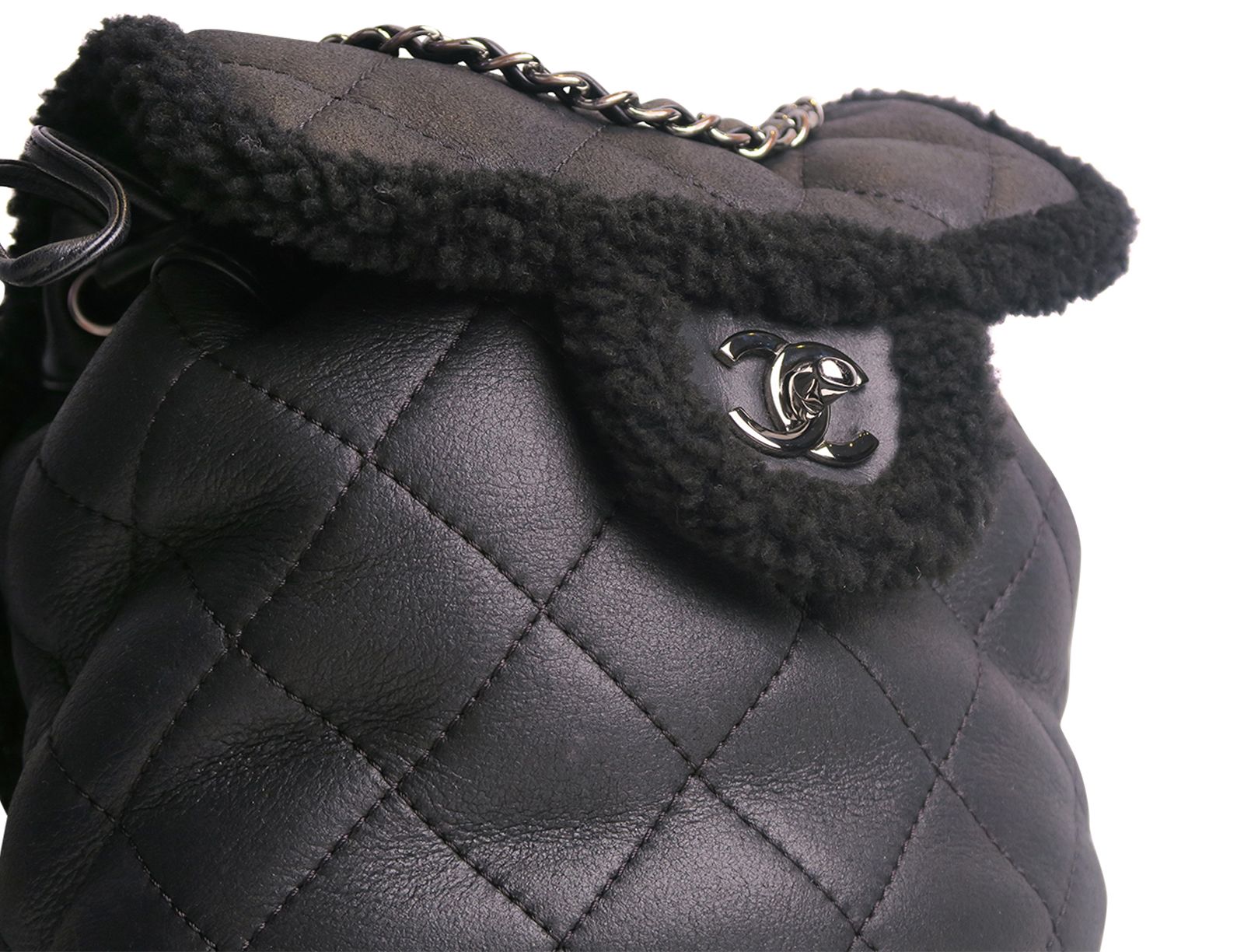 Chanel Niege Shearling Backpack, Chanel Designer Exchange Buy Sell